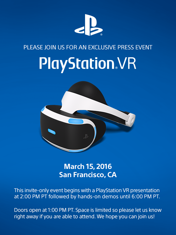 سوني تعقد حدثا لنظارة الواقع الافتراضي خاصتها PlayStation VR الشهر المقبل